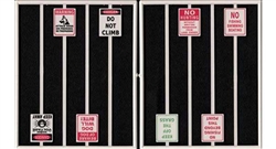 Tichy 2100 O Warning Signs Assortment pkg(8)