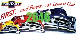 Tichy 2646 N Chevrolet First and Finest Billboard Kit