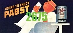 Tichy 2675 N Pabst Beer Art Deco Billboard Kit