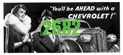 Tichy 2682 N You'll Be Ahead Chevrolet Billboard Kit