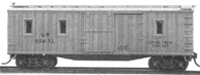 Tichy 2702 N Work Train Equipment Converted Double Sheathed Boxcar Kit Tool/Supply Car w/Standard Freight Door & Windows