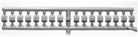 Tichy 3006 HO Standard ARA Cast Stake Pockets for Flat Cars Pkg 32