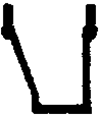 Tichy 3042 HO Freight Car Stirrups Pkg 10 Angled Offset Bottom Mount