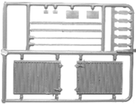 Tichy 3055 HO Box Car Doors & Guides Steel 6 x 9' Youngstown 1 Pair