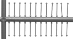 Tichy 3062 HO Ladder Rungs Pkg 48 18"
