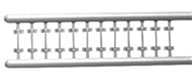 Tichy 3075 HO Bracket Grab Irons Pkg 48