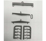 Tichy 3083 HO Wreck Accessories 1 Large & 2 Small Spreader Bars, Loops and 4 Hooks