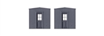 Tichy 3087 HO Wood Caboosee-Work Car Ends 1 Pair