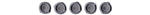 Tichy 3088 HO Ajax Brakewheels pkg(5)