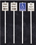 Tichy 3547 S Miscellaneous Road Signs Pkg 8