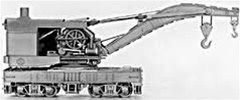 Tichy 4010 HO 120-Ton Brownhoist Railroad Wrecking Crane Kit Undecorated