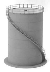 Tichy 7013 HO Oil Tank Kit