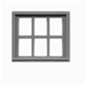 Tichy 8010 HO Windows Pkg 12 6-Lite Window Scale 42 x 36" 