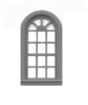 Tichy 8047 HO Windows Round Top 30 x 58" Pkg 12