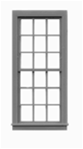 Tichy 8056 HO Windows Double Hung Pkg 12 9/9 Scale 38" Wide x 92" High