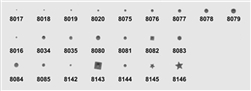 Tichy 8077 HO Scale Rivet Heads Pkg 96 .06" Diameter