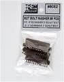 Tichy 8082 HO Square Nut/Bolt/Square Washer Pkg 96 3" Square Nut Bolt 6" Square Washer