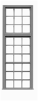 Tichy 8100 HO Windows Pkg 8 27-Pane Industrial Enginehouse Scale 44 x 140"