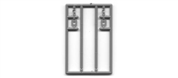 Tichy 8141 HO Stovepipe w/Rain Cap & Flashing 4 Sets Styrene