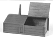 Tichy 8167 HO Coal Bins Kit Plastic Pkg 3