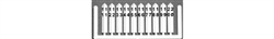 Tichy 8184 HO Concrete Milepost Markers #1-50 White w/Black Printing pkg(50)