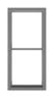 Tichy 8201 HO Windows Double Hung Pkg 12 1/1 Scale 30 x 72"