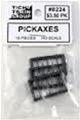 Tichy 8224 HO Pickaxe Unpainted Pkg 15