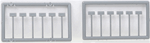 Tichy 8234 HO Mailboxes Pkg 12