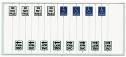 Tichy 8262 HO Miscellaneous Road Signs #1 Pkg 16