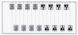 Tichy 8263 HO Miscellaneous Road Signs #2 Pkg 16