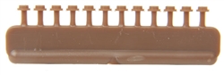 Tichy 8270 HO Nut Bolt & Washer Detail 4-1/2" Hex Bolt w/7" Washer Styrene Rust Color Pkg 96