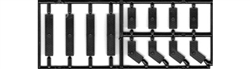 Tichy 8277 HO Truss Pin Plates 4 Pieces Each of 3 Different Styles