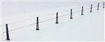 Tichy 8300 HO Pennsylvania Railroad-Style Pipe Rail Stanchions 30 Stanchions Makes 30" of Railings
