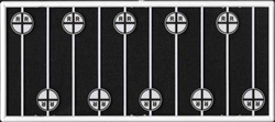 Tichy 8309 HO Very Early Pre-1930s Crossing Warning Pkg 10