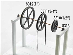 Tichy 8310 HO 4' Diameter Sheave-Pillow Blocks 2 Sheaves, 4 Pillow Blocks