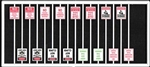Tichy 8314 HO Assorted Warning Signs Pkg 16