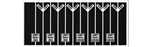 Tichy 8330 HO Yard Limit Signs 6 "Y"-Shaped Signs 3 Square Begin and 3 End Yard Limit Signs 