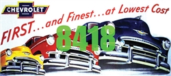 Tichy 8418 HO Chevrolet First and Finest Billboard Kit