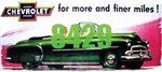 Tichy 8429 HO Chevrolet for More and Finer Miles Billboard Kit 293-8429