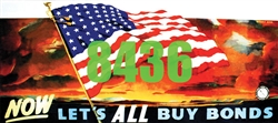 Tichy 8436 HO Let's All Buy Bonds Billboard Kit
