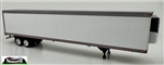 Trucks n Stuff 158 HO Great Dane 53' Dry Van Trailer Assembled White Silver