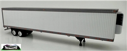 Trucks n Stuff 158 HO Great Dane 53' Dry Van Trailer Assembled White Silver