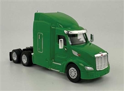 Trucks N Stuff 57904 HO Peterbilt 579 Sleeper-Cab Semi Tractor Assembled Lime Green