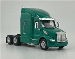 Trucks N Stuff 57905 HO Peterbilt 579 Sleeper-Cab Semi Tractor Assembled Metallic Green