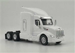 Trucks N Stuff 57907 HO Peterbilt 579 Sleeper-Cab Semi Tractor Assembled White