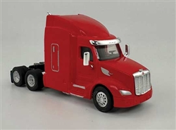 Trucks N Stuff 57908 HO Peterbilt 579 Sleeper-Cab Semi Tractor Assembled Red