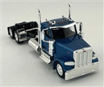 Trucks N Stuff 589061 HO Peterbilt 589 2-Axle Day-Cab Semi Tractor Assembled Metallic Blue