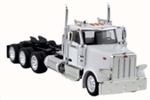 Trucks n Stuff 589072 N Stuff 589072 HO Peterbilt 589 3-Axle Day-Cab Semi Tractor Assembled White