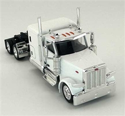 Trucks N Stuff 589074 HO Peterbilt 589 72" Sleeper-Cab Semi Tractor Assembled White        