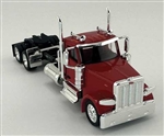 Trucks N Stuff 589081 HO Peterbilt 589 2-Axle Day-Cab Semi Tractor Assembled Red